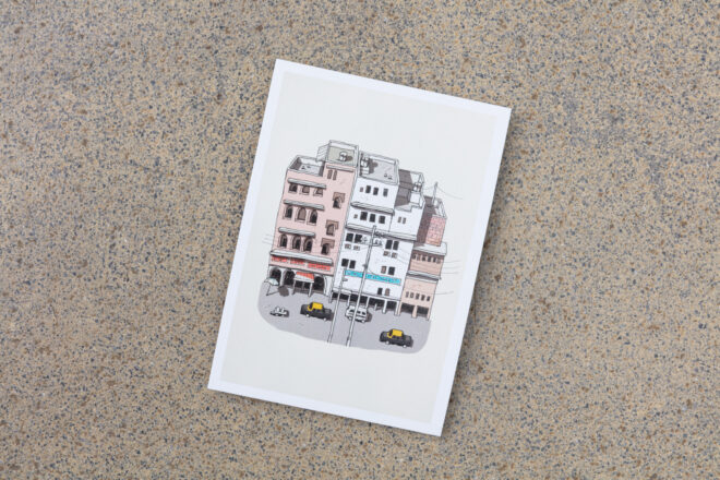 Postkarte "Mumbai" Pirmin Beeler